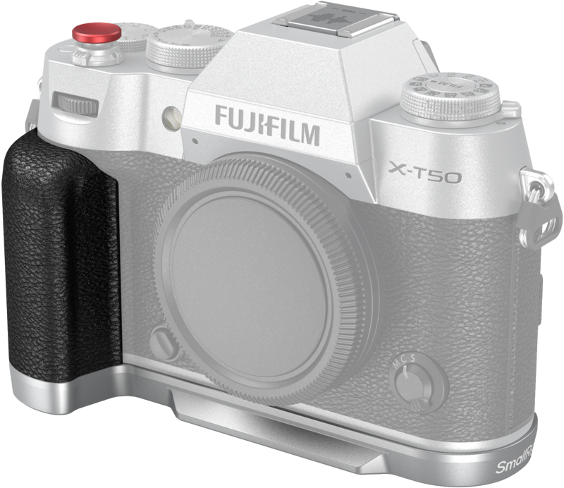 SMALLRIG 4713 Silicone L-Shape Handle for Fujifilm X-T50 Silver