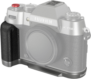 SMALLRIG 4712 Silicone L-Shape Handle for Fujifilm X-T50 Charcoal Silver
