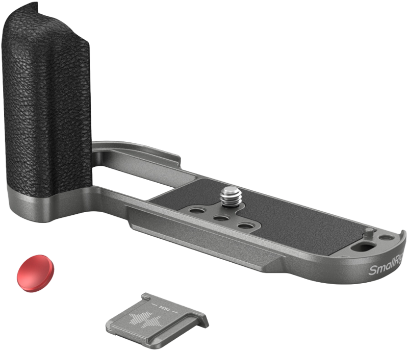 SMALLRIG 4712 Silicone L-Shape Handle for Fujifilm X-T50 Charcoal Silver