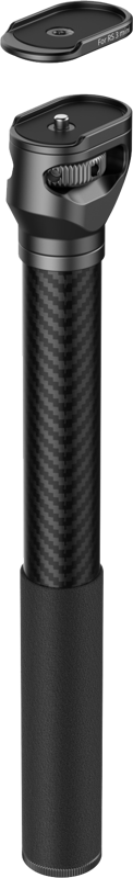 Specifically designed for DJI RS 4 / RS 4 Pro / RS 3 / RS 3 Pro / RS 3 mini / RS 2 stabilizers. Crafted from lightweight carbon fiber