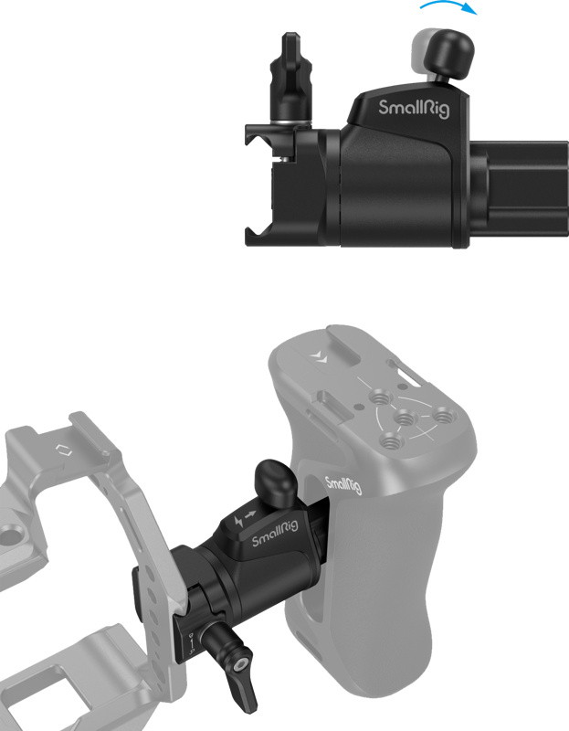 SMALLRIG 4112 Universal Rotating Handle Adapter