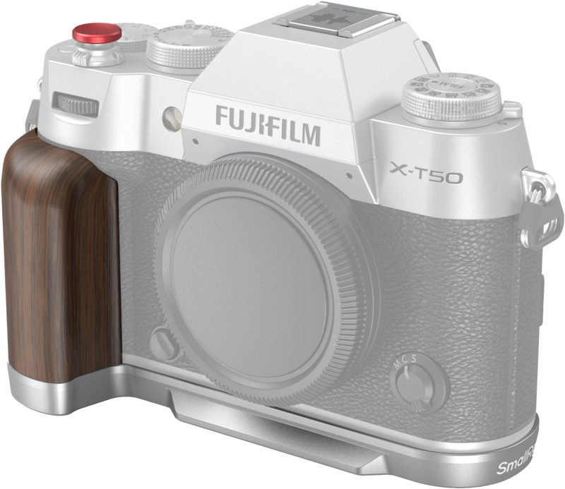 SMALLRIG 4784 Wooden L-Shape Grip for Fujifilm X-T50 Black
