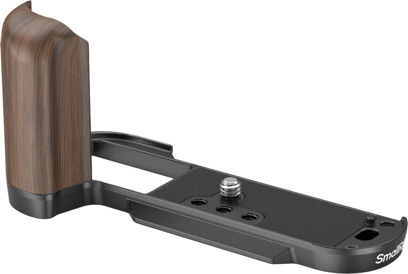 SMALLRIG 4784 Wooden L-Shape Grip for Fujifilm X-T50 Black