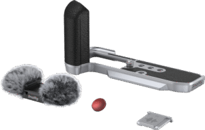 SMALLRIG 4875 L-Shape Mount Plate with Silicone Handle for FUJIFILM X-M5 Sliver