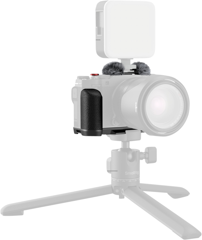 SMALLRIG 4876 L-Shape Mount Plate with Silicone Handle for FUJIFILM X-M5 Black