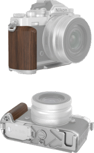 SMALLRIG 4803 Wooden L-Shape Grip for Nikon Z fc Silver