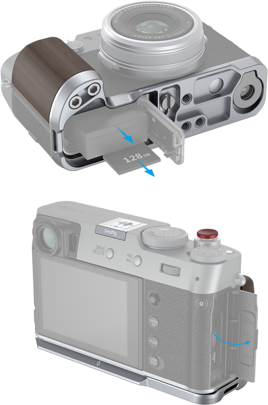 and designed ergonomically to enhance the grip feeling. The built-in Arca-Swiss quick release baseplate allows for easy and fast Arca-type tripod assembly and disassembly.