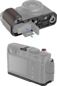 SMALLRIG 4805 Wooden L-Shape Grip for FUJIFILM X100VI / X100V Black