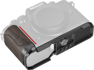 SMALLRIG 4801 L-Shape Mount Plate with Wooden Handle for Nikon Z f