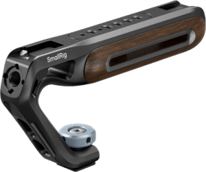 SMALLRIG 5250 Wooden Top Handle with Cold Shoe Mount