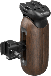 SMALLRIG 5161 ImageGrip Series Wooden Handle with NATO Clamp (Left Side)