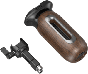 SMALLRIG 5161 ImageGrip Series Wooden Handle with NATO Clamp (Left Side)