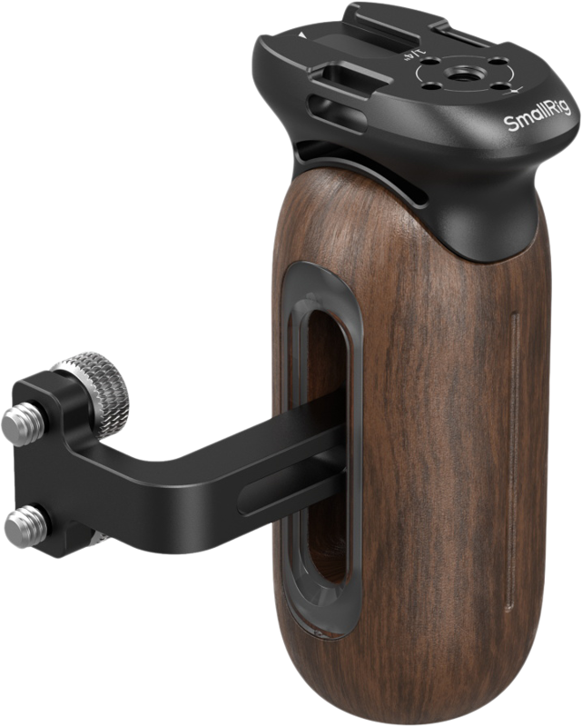 SMALLRIG 5237 Wooden Side Handle with 1/4"-20 Screw