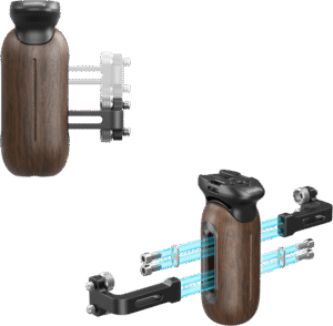 SMALLRIG 5237 Wooden Side Handle with 1/4"-20 Screw