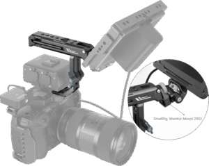 SMALLRIG 3082 Top Handle For Sony XLR K1M/K2M/K3M & Panasonic XLR1 Adapter