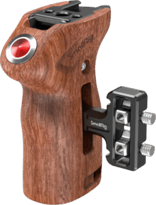 SMALLRIG 3323 Side Handle Wood with Start/Stop Remote Trigger