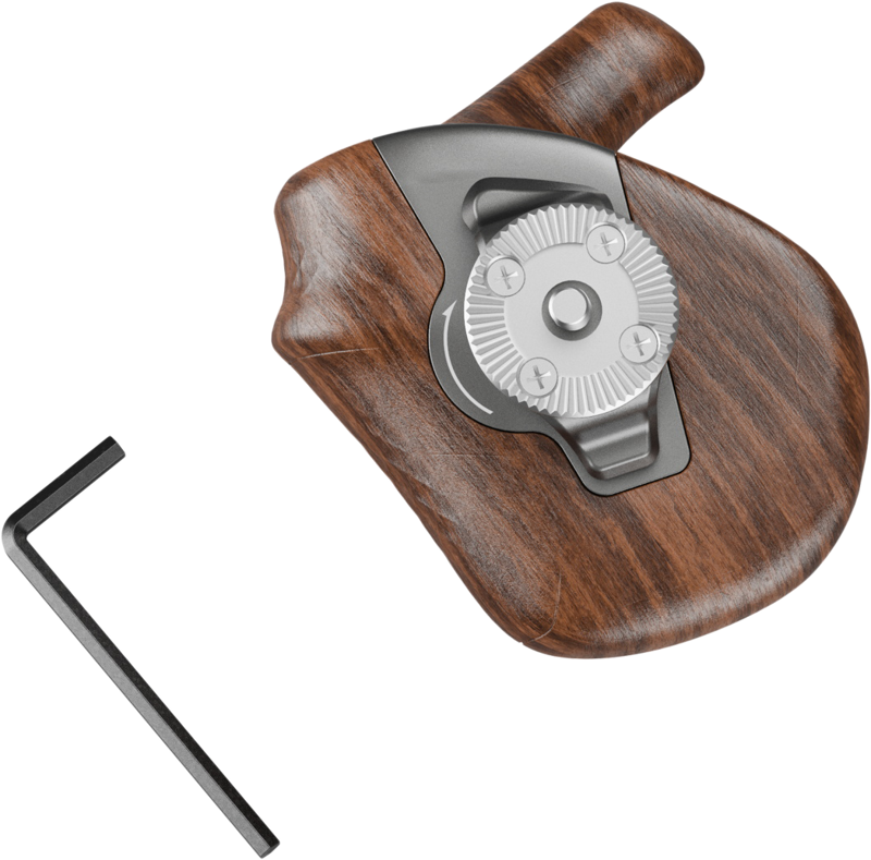 SMALLRIG 5193 ImageGrip Series Wooden Handle with ARRI Rosette (Right Side)