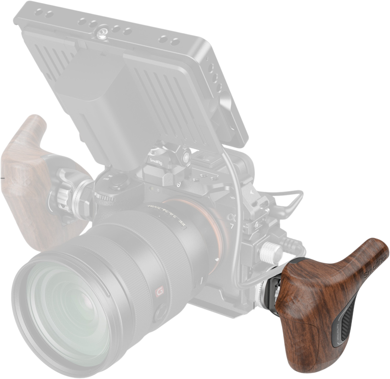 SMALLRIG 5193 ImageGrip Series Wooden Handle with ARRI Rosette (Right Side)