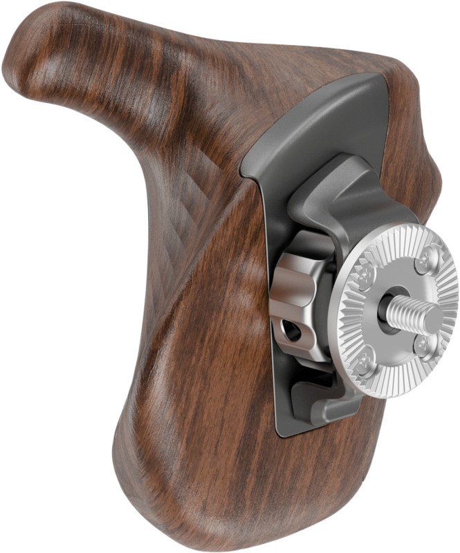 SMALLRIG 5162 ImageGrip Series Wooden Handle with ARRI Rosette (Left Side)