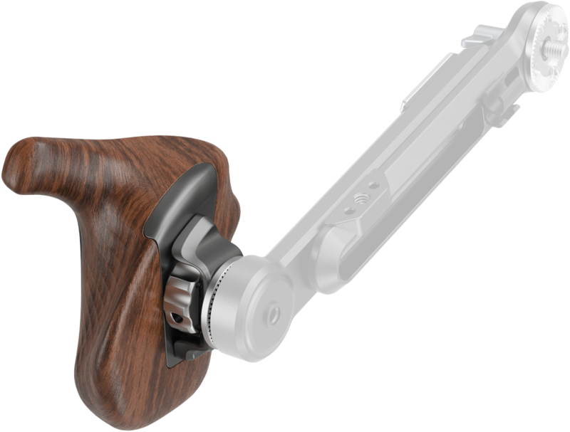 SMALLRIG 5162 ImageGrip Series Wooden Handle with ARRI Rosette (Left Side)