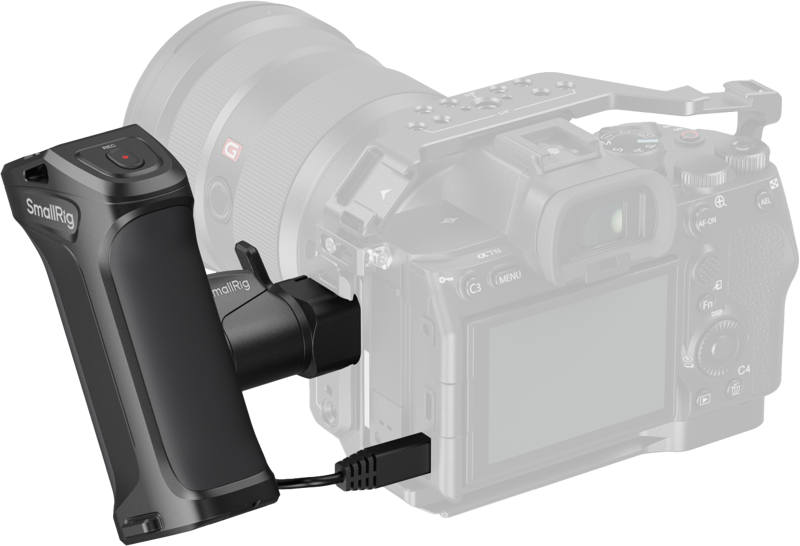 ensures a comfortable grip for both hands and offers one-click