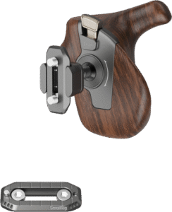 SMALLRIG 5161 ImageGrip Series Wooden Handle with NATO Clamp (Left Side)
