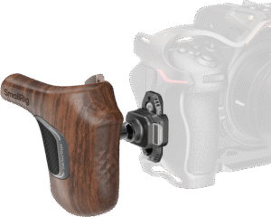 SMALLRIG 5161 ImageGrip Series Wooden Handle with NATO Clamp (Left Side)