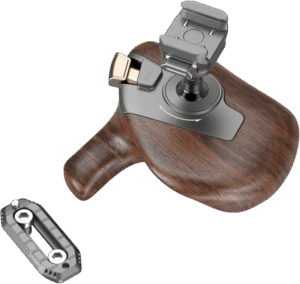 SMALLRIG 5161 ImageGrip Series Wooden Handle with NATO Clamp (Left Side)