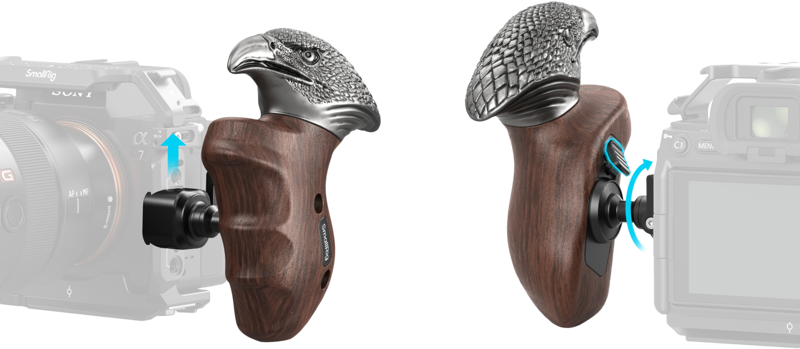 SMALLRIG 4817 ImageGrip Series Eagle Handle with NATO Clamp (Left Side)