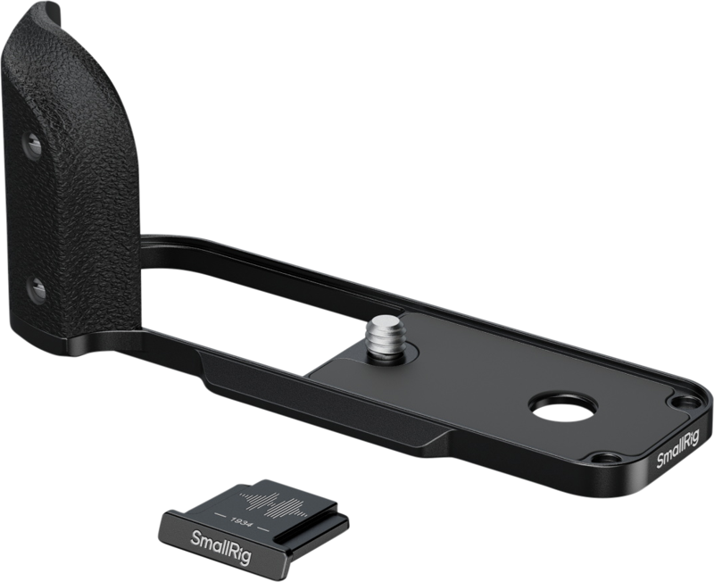 SMALLRIG 5332 L-Shaped Mount Plate with Silicone Handle for FUJIFILM X half Black