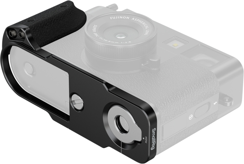 SMALLRIG 5332 L-Shaped Mount Plate with Silicone Handle for FUJIFILM X half Black