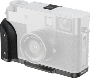 SMALLRIG 5217 L-Shaped Mount Plate with Silicone Handle for FUJIFILM X half Charcoal Silver