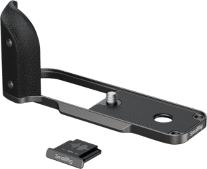 SMALLRIG 5217 L-Shaped Mount Plate with Silicone Handle for FUJIFILM X half Charcoal Silver