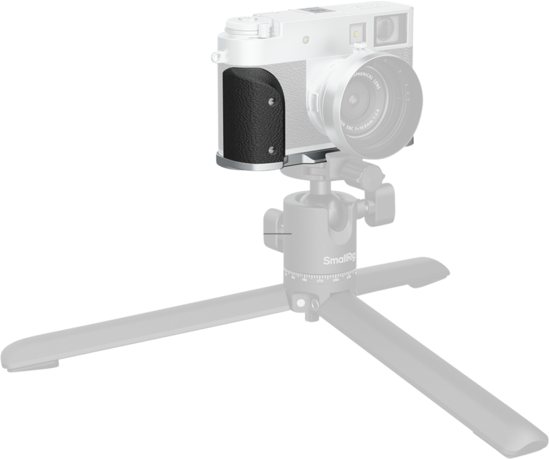 SMALLRIG 5216 L-Shaped Mount Plate with Silicone Handle for FUJIFILM X half Silver