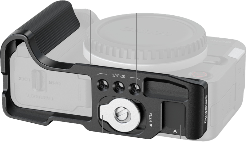 SMALLRIG 5429 L-Shaped Mount Plate with Handle for Canon EOS R50 V Black