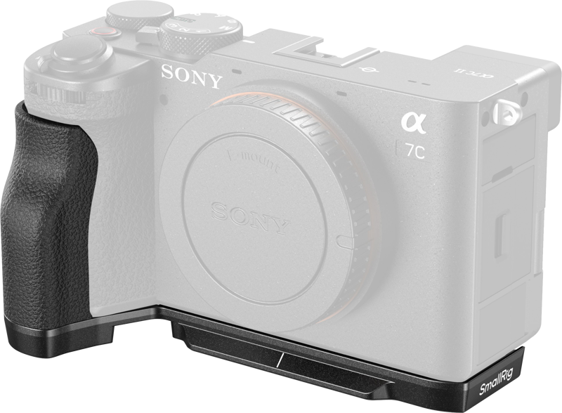 SMALLRIG 4797 L-Shape Mount Plate with Silicone Handle for Sony Alpha 7C II / Alpha 7CR