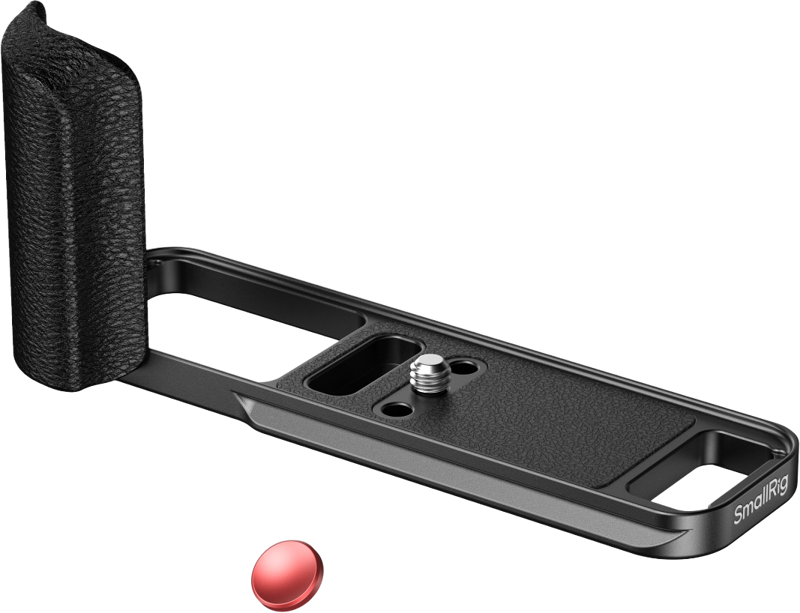 SMALLRIG 5448 L-Shaped Mount Plate with Silicone Handle for FUJIFILM X-E5 Black