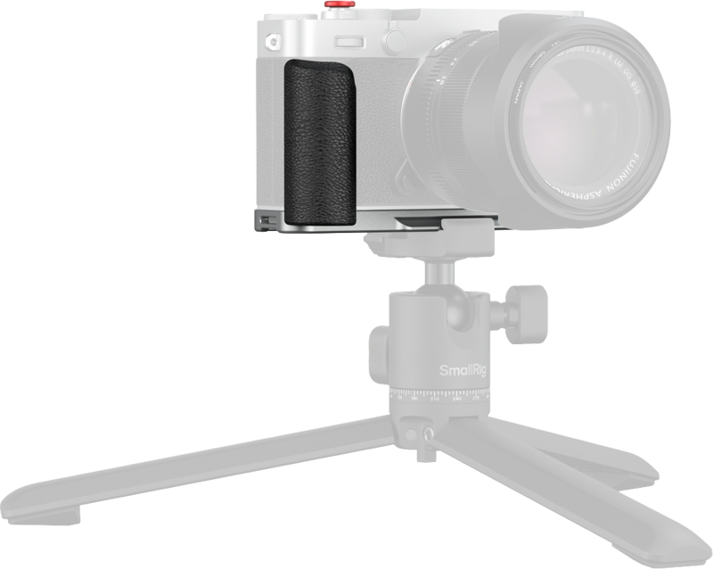 SMALLRIG 5447 L-Shaped Mount Plate with Silicone Handle for FUJIFILM X-E5 Silver