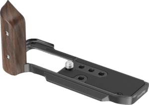 SMALLRIG 5260 L-Shape Mount Plate with Wooden Handle for FUJIFILM X-M5 Black