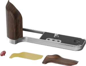 SMALLRIG 5266 L-Shape Mount Plate with Wooden Handle for FUJIFILM GFX100RF Black