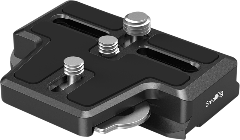 Designed to attach to camcorders or camera cages with 1/4”-20 screw and 3/8”-16 screw to prevent twists and fit in the RS 2 and RSC 2 gimbals.
