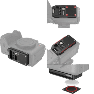 SMALLRIG 4150 Mount Plate Quick Release (ARCA) for AirTag