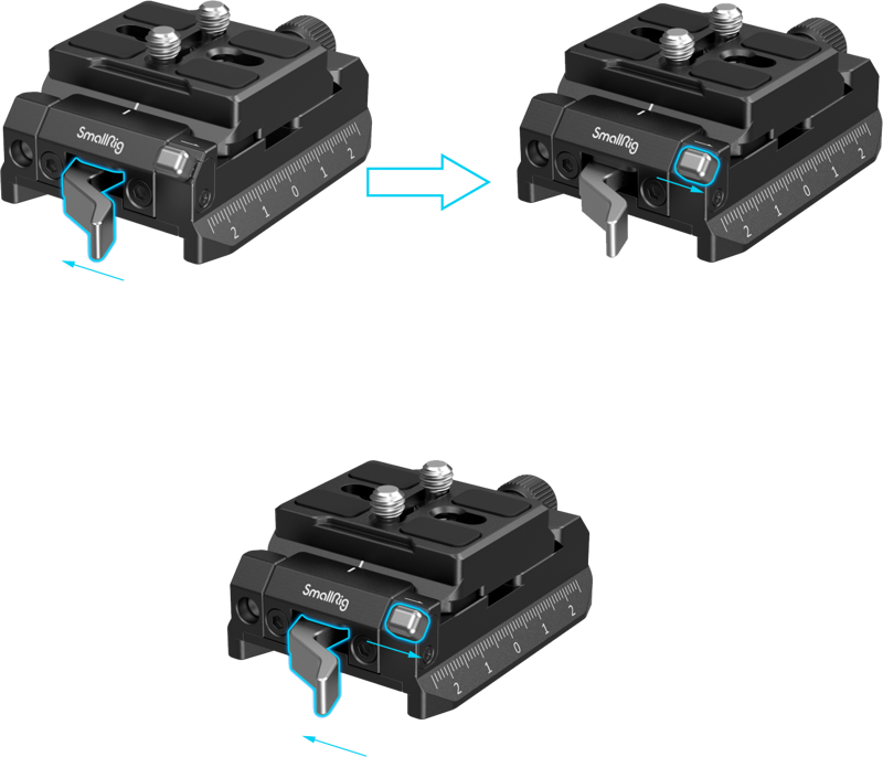 SMALLRIG 4234 Mount Plate Kit Universal ARCA & Manfrotto compatible