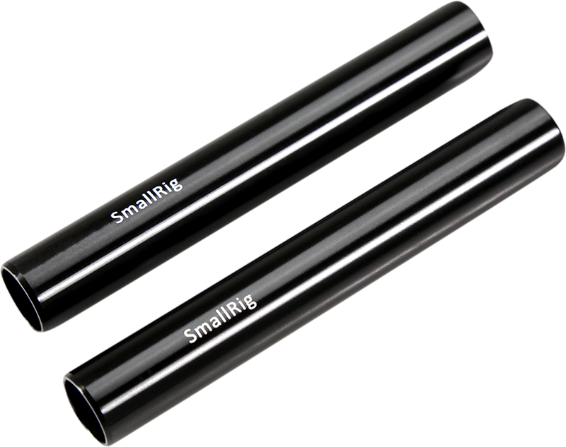 Includes 2pcs of 10cm long standard 15mm rod.