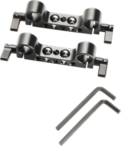 which could be tightened via 2 rotatable wingnuts.