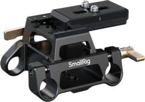 SMALLRIG 5365 Arca-Type Mount Plate Kit with 15mm Dual Rod Clamp