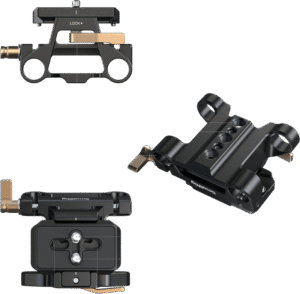 SMALLRIG 5365 Arca-Type Mount Plate Kit with 15mm Dual Rod Clamp