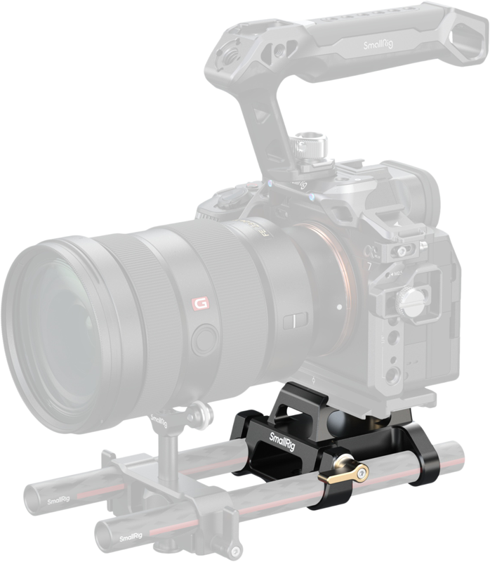 SMALLRIG 5365 Arca-Type Mount Plate Kit with 15mm Dual Rod Clamp