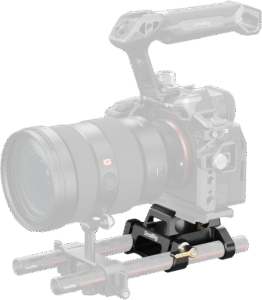 SMALLRIG 5365 Arca-Type Mount Plate Kit with 15mm Dual Rod Clamp