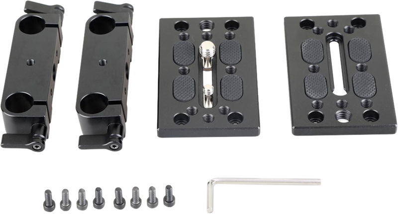SMALLRIG 1798 Baseplate w/ Dual 15mm Rod Clamp